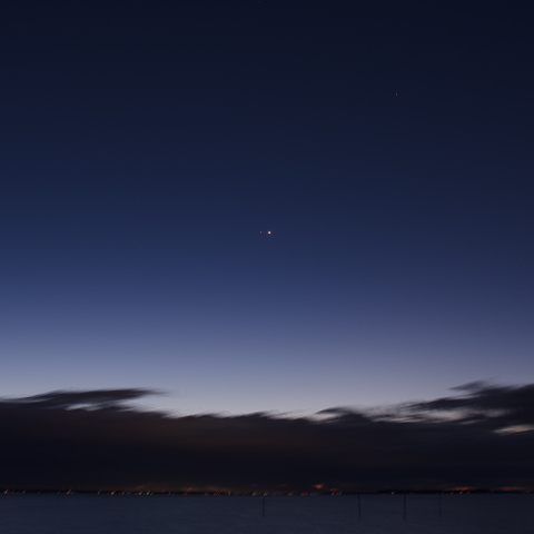 金星と土星の接近