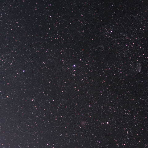 カシオペヤ座のパンスターズ彗星