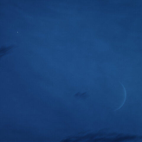 金星と月の大接近