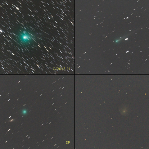 明け方の４彗星