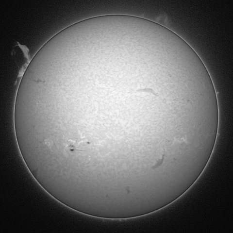 大きなプロミネンス