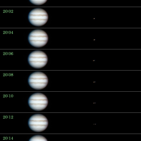 木星の衛星食
