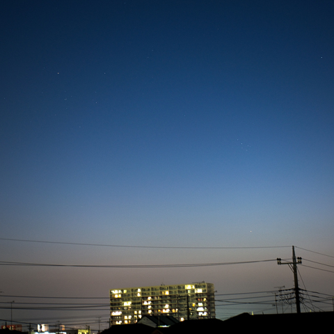 水星とおうし座の星団たち