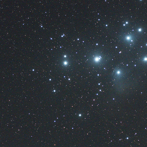 すばるを横切る準天頂衛星みちびき4号