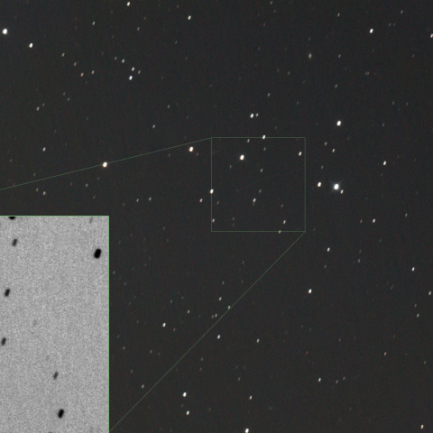 尾を伸ばす小惑星Gault(06478)