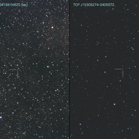 西村さん発見天体の比較