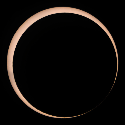 金環日食（第二接触／ベイリーズビーズ）