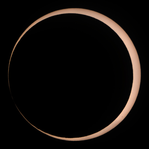 金環日食（第三接触／ベイリーズビーズ）