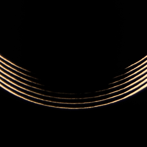 ベイリーズビーズの変化（第二接触側）