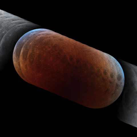 皆既月食の過程