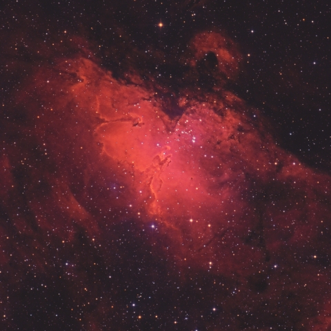 M16 へび座の散光星雲・散開星団 