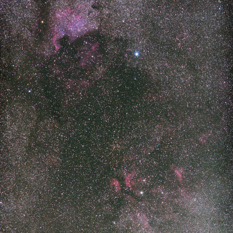 白鳥座デネブ付近