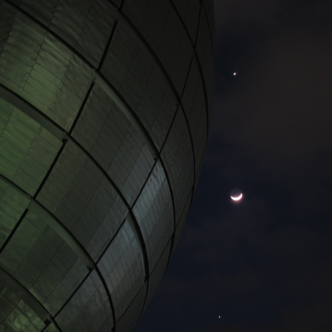 Venus，Moon＆Jupiter