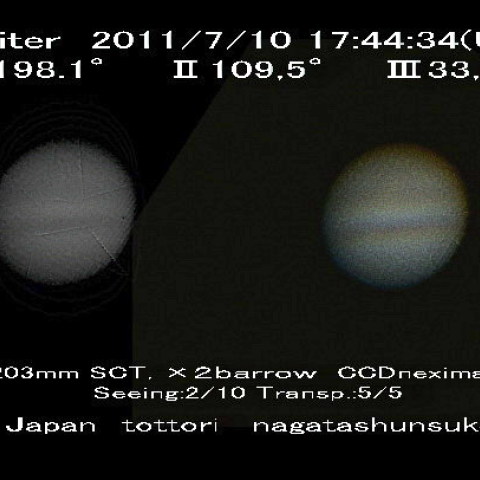 2011年　初！木星　～シーイングが悪いですw～