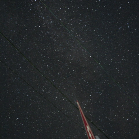 夏の大三角と天の川www