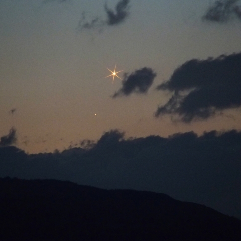 2021年5月29日 水星と金星の最接近
