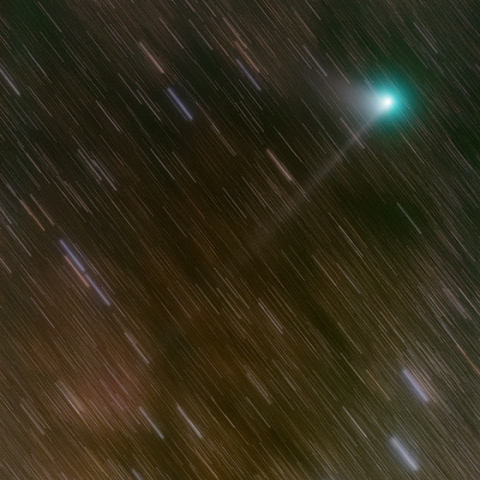 9月2日の夜のジャック彗星