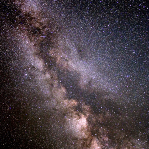 わし座・たて座付近の天の川