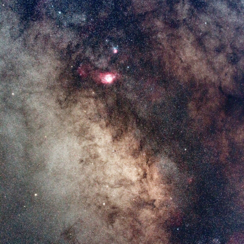 天の川中心付近