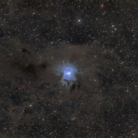 アイリス星雲と分子雲