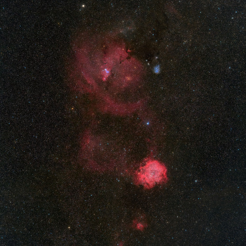 バラ星雲＆コーン星雲