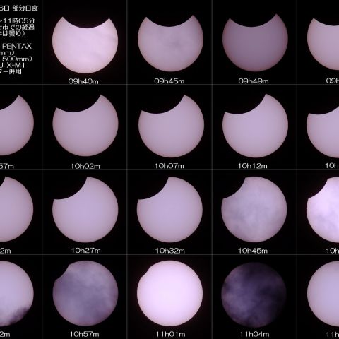 年の初めの部分日食