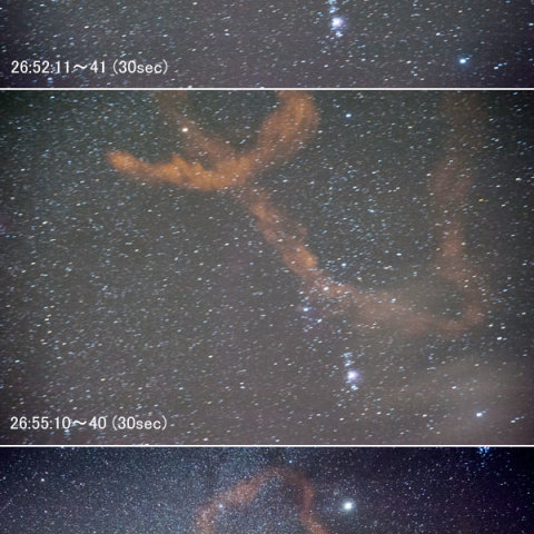 オリオン群火球に伴う永続痕