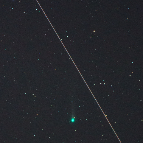 ラブジョイ彗星とISS 2013/11/29