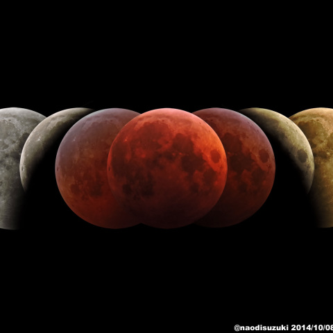 皆既月食2014
