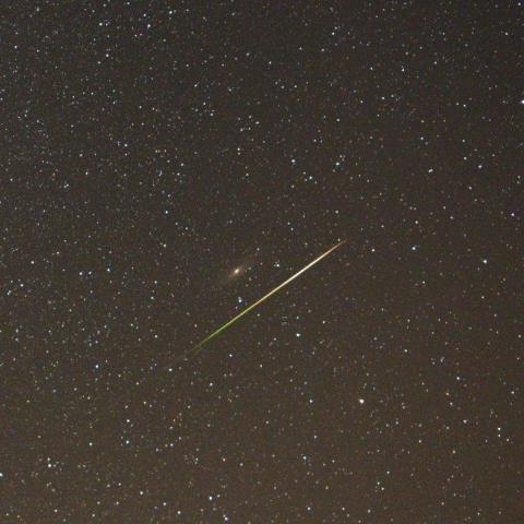 ペルセウス座流星とM31