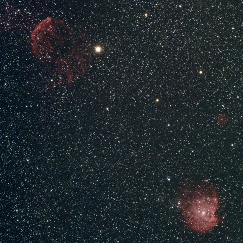 クラゲ星雲とモンキー星雲