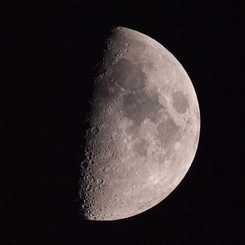 11月21日の月（月齢7.4）