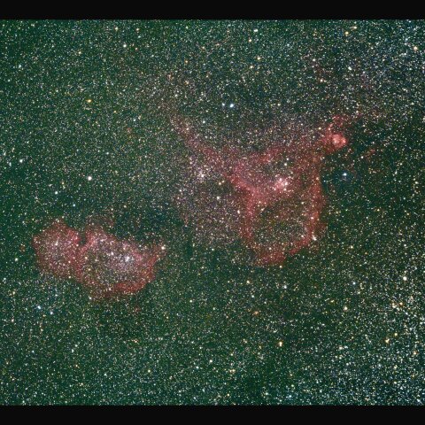 ハート星雲 & 胎児星雲　9/9