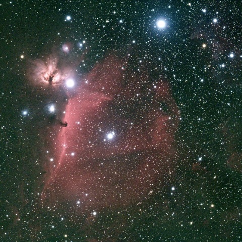 馬頭星雲付近　10/14