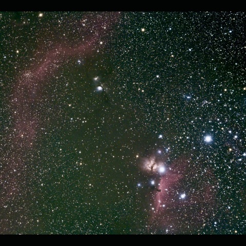 馬頭星雲からバーナードループ　11/4