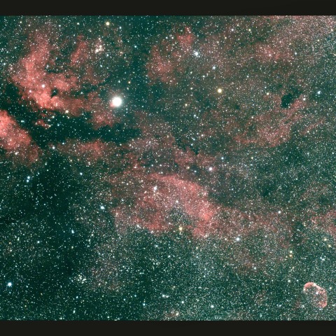 サドルからクレセント星雲  2025/07/20