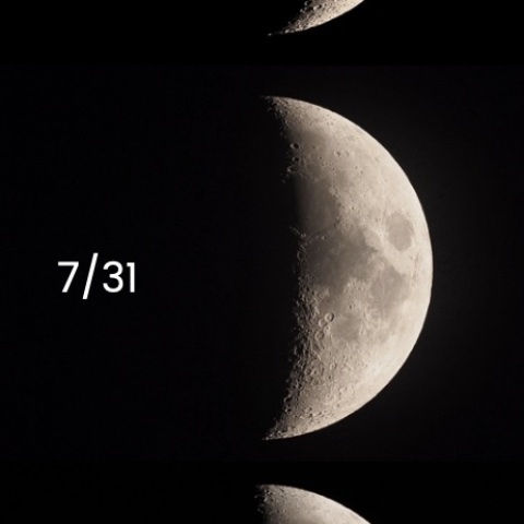 満ちていく月  2025/07/28〜8/03