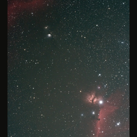 馬頭星雲からバーナードループ　2026/03/12