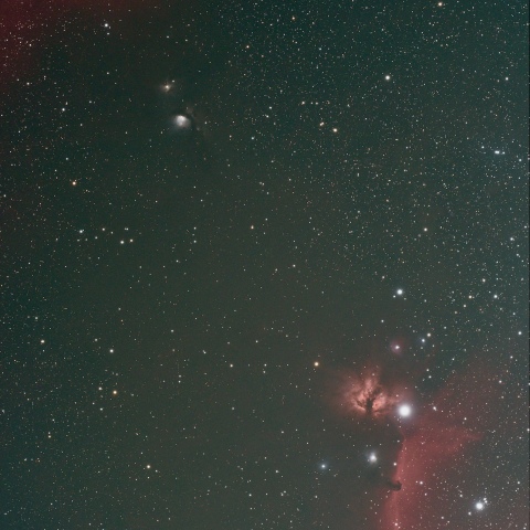 馬頭星雲からバーナードループ　2026/03/12