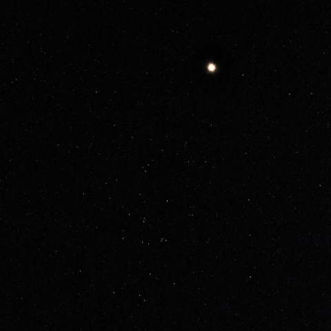 金星とM44の接近　2026/06/19