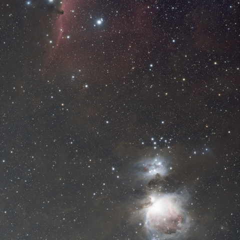 M42と馬頭星雲　2026/10/11