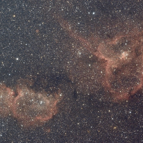 ハート星雲 ＆ 胎児星雲　2026/10/12