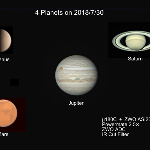 7/30の4惑星