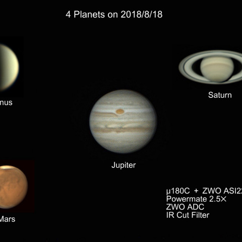 8/18 の4惑星