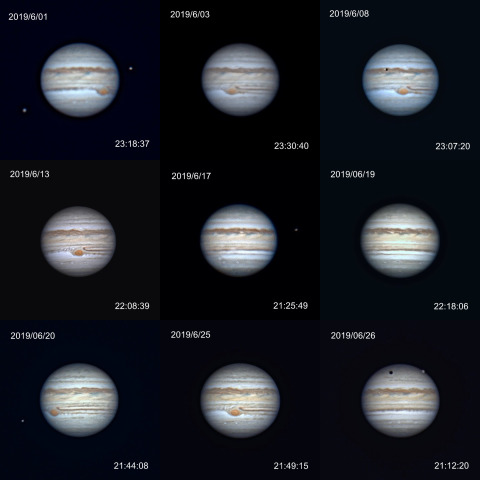 2019年6月の木星