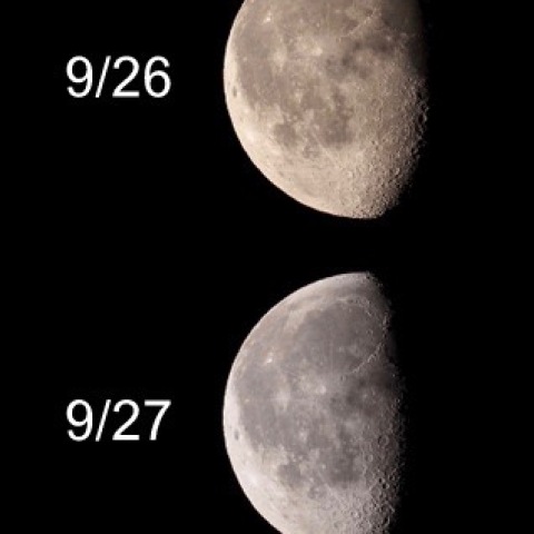 月の満ち欠け 2021/9/24〜29