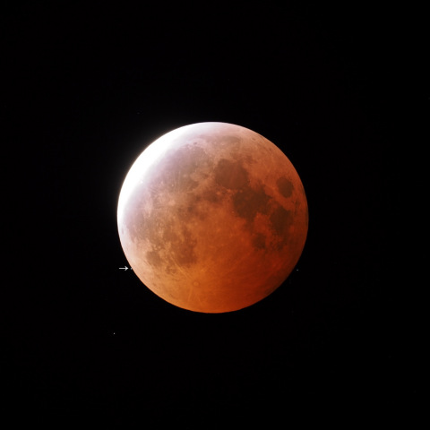 皆既月食＆天王星の掩蔽（潜入直前）