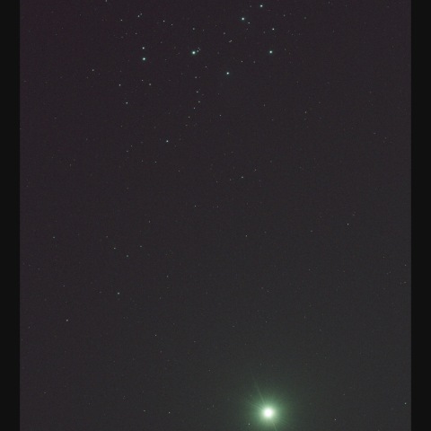 金星とすばるの接近