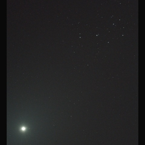 金星とすばるの接近