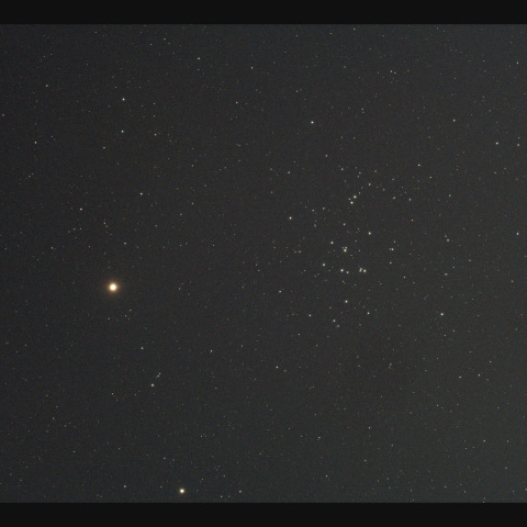 火星とM44の接近　2023/06/05